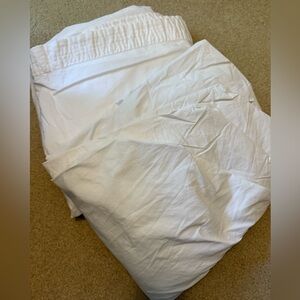 Olatz Luxury Bespoke Vienna Italian Egyptian Cotton King Flat & Fitted Sheet Wht